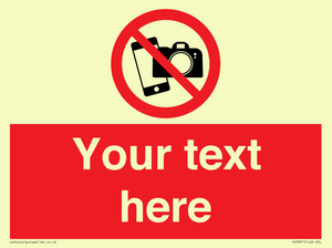 Custom No filming or photography